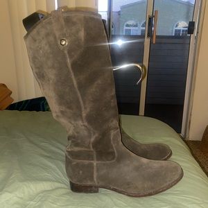 Frye Suede Green Boots!